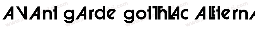 avant garde gothic alternate字体转换